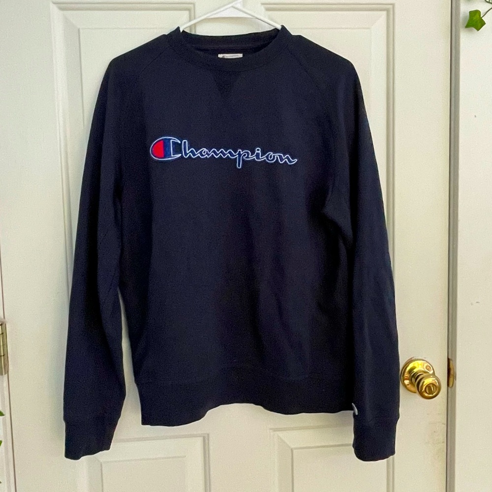 Champion Crew Neck Sweatshirt Women Size Medium